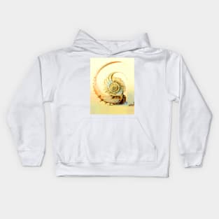 Fibonacci Sequence: Fibonacci Nautilus Shell Kids Hoodie